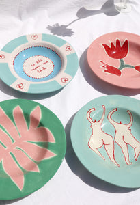 'To the Moon and Back' Dinner Plate Set by Laetitia Rouget