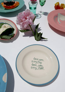 'Love you Everyday' Plate by Laetitia Rouget