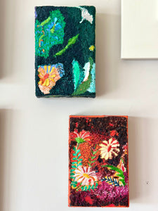 'Flower Garden 1' and 'Flower Garden 2' by Diana Savostaite