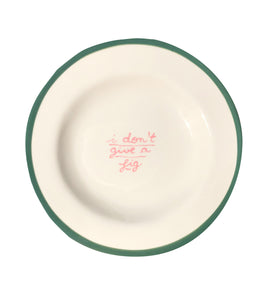 'I Don't Give a Fig' Plate by Laetitia Rouget
