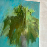 'Palm with Turquoise Sky' by Lara Feldman