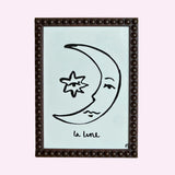 Framed 'La Lune' Print by Olivia Sewell