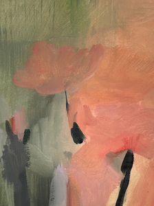 'Pink and Orange Flowers I' by Lisa Hardy