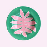 'Pink Leaves' Plate by Laetitia Rouget